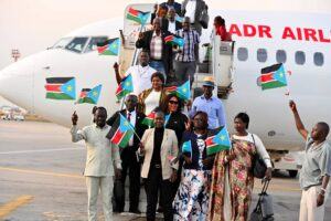 Atong, top officials travel to Tunisia to support Bright Stars