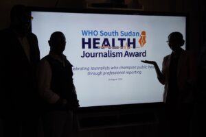 WHO launches journalism award to improve health reporting in South Sudan